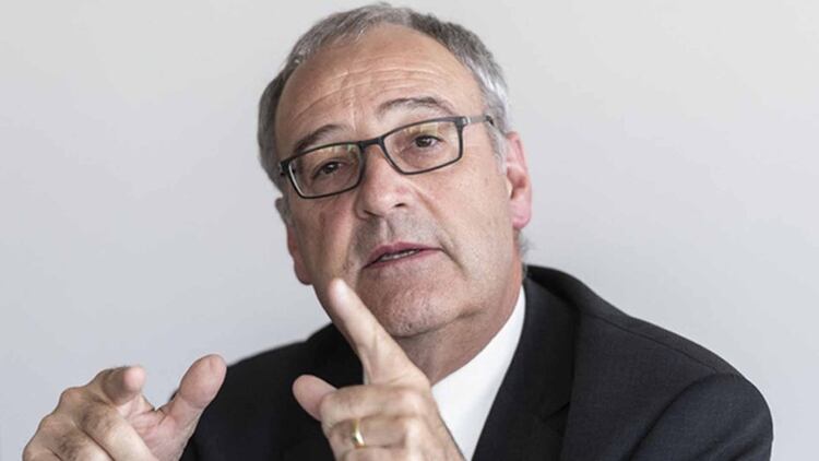 Guy Parmelin, ministro de Economía suizo