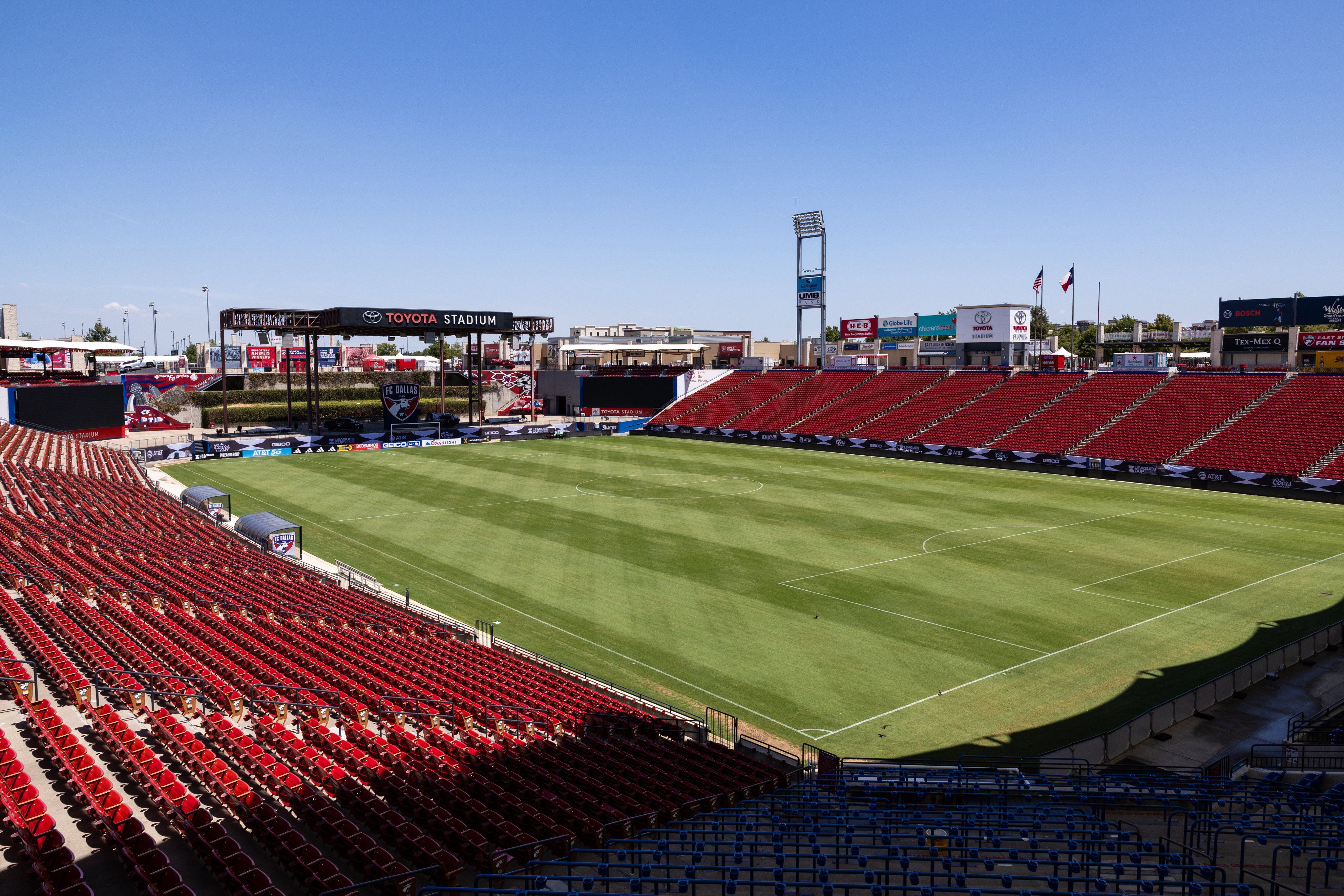 El estadio Toyota a la espera del choque ante Inter Miami por la Leagues Cup (FC Dallas)