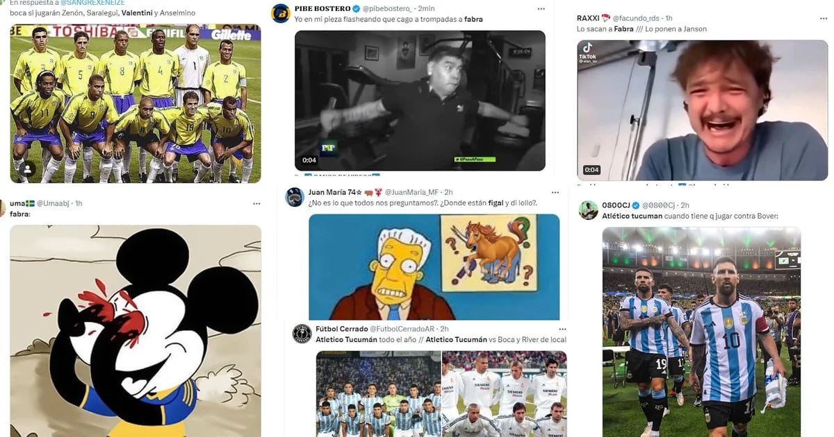 The best memes from Boca’s defeat: Fabra’s ownership, Merentiel’s great game and the surprising Atlético Tucumán
