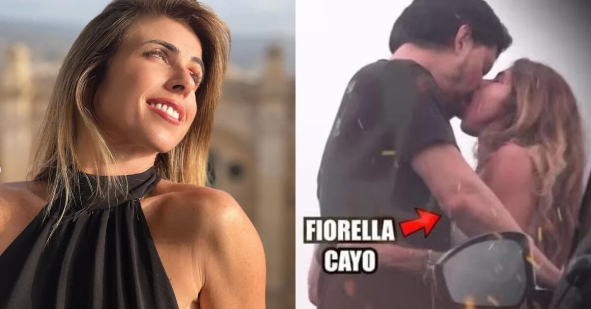 Who is and what is the name of the man who passionately kissed Fiorella Cayo