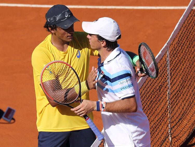 Con Leo Mayer, Souza protagonizó el partido más largo de singles en la historia de la Copa Davis (NA)