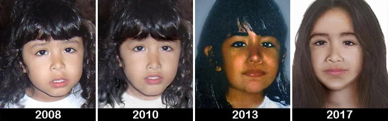 Sofía desapareció en 2008. El juez a cargo de la causa ordenó la actualización de su imagen