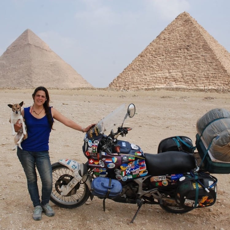Con Trico en Egipto