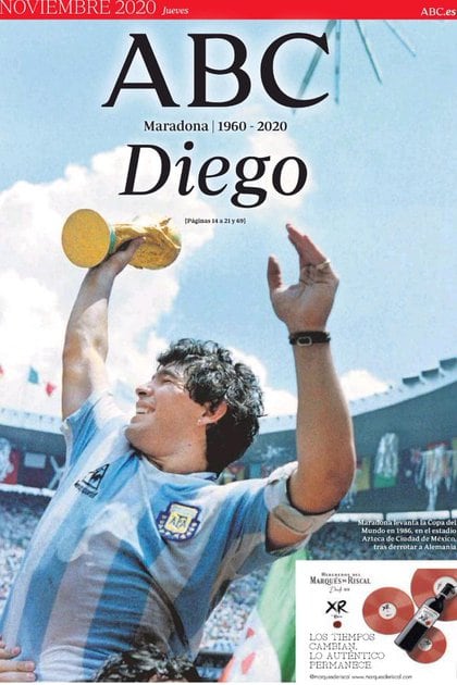 Tapas de diario maradona