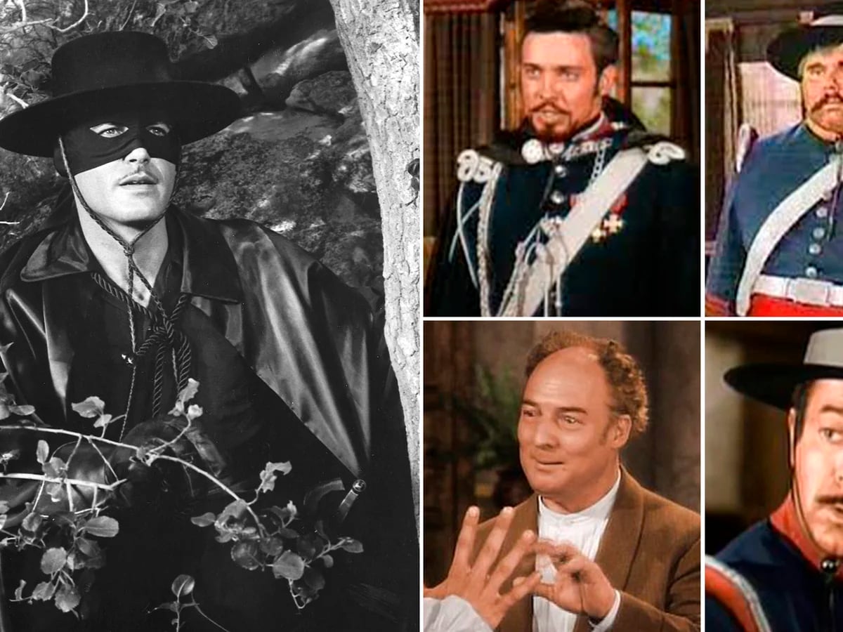 Soldados en la guerra, un locutor mudo y una muerte en Buenos Aires: las  aventuras reales de los actores de El Zorro - Infobae