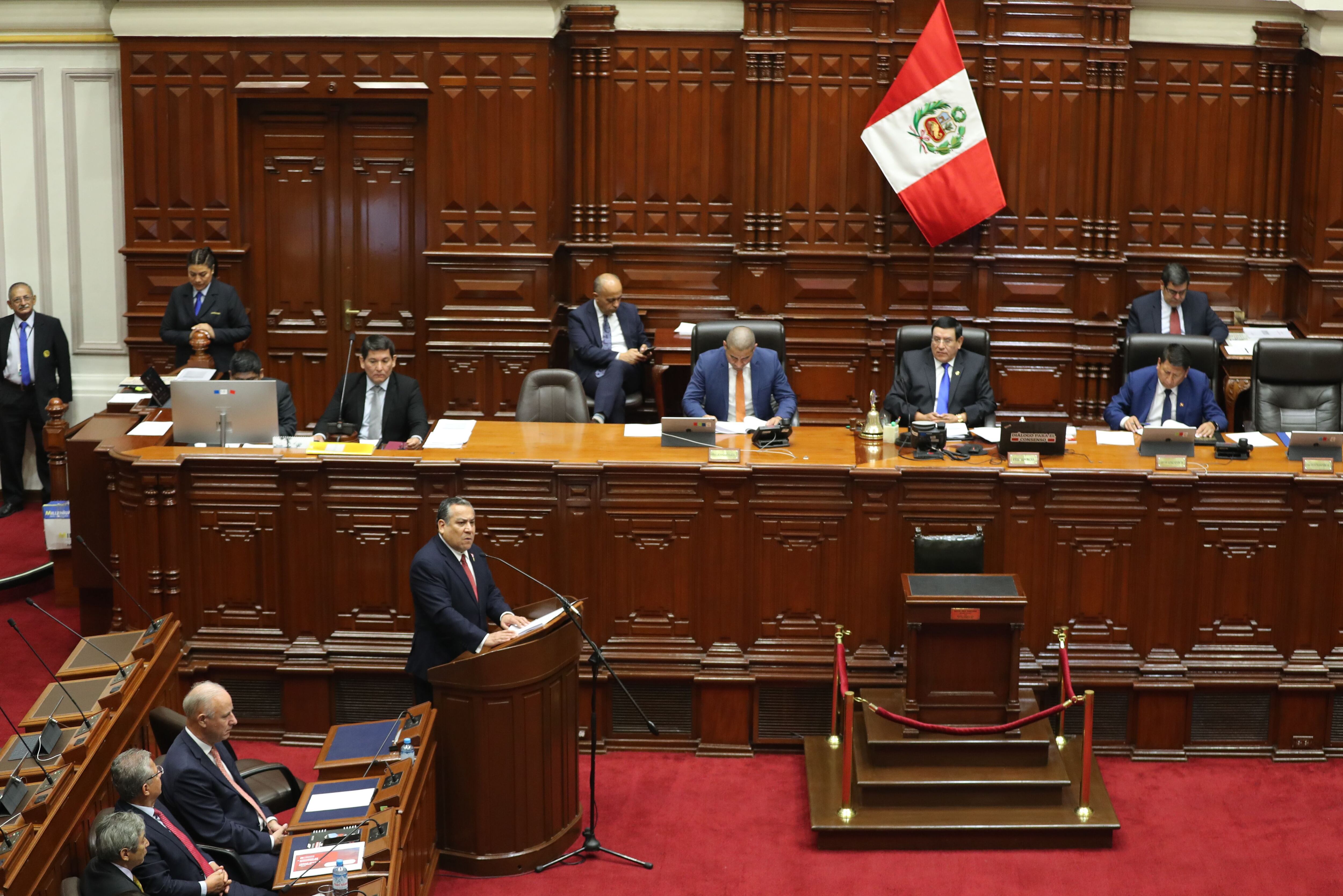 El Congreso de Perú, en una fotografía de archivo. . EFE/Paolo Aguilar
