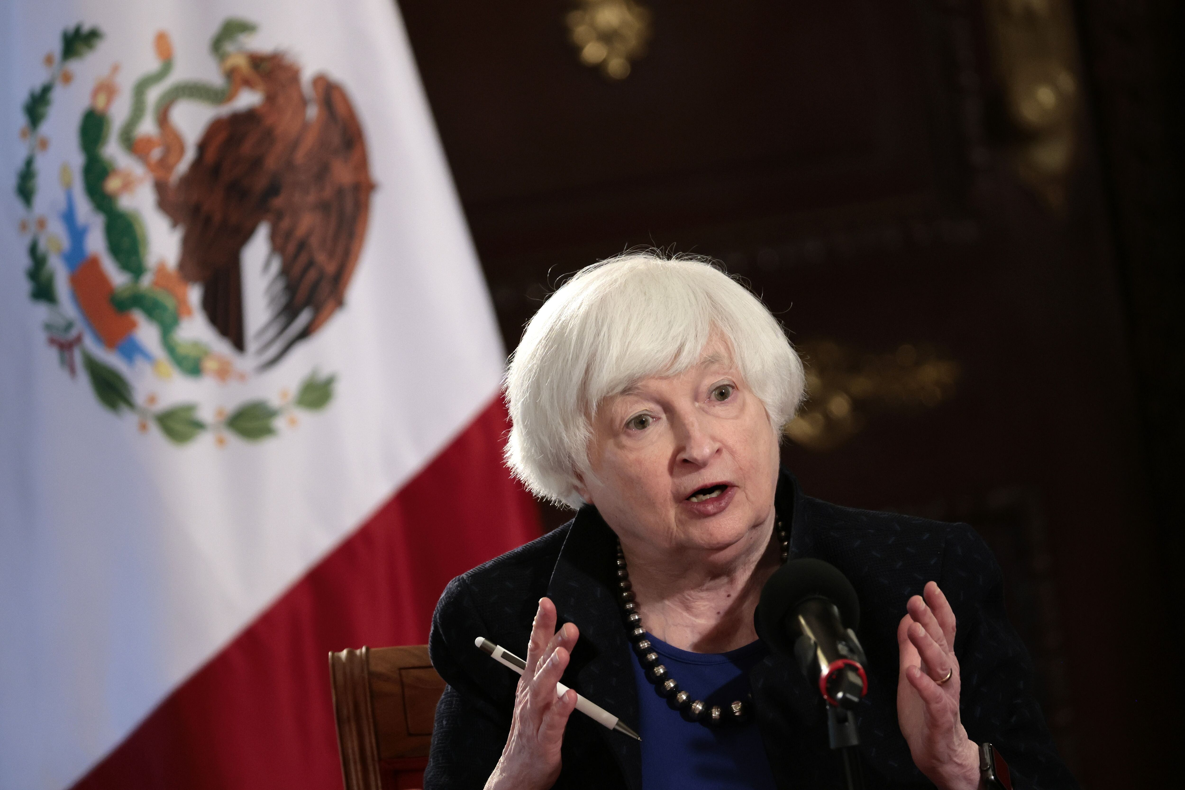 La secretaria del Tesoro de Estados Unidos, Janet Yellen, en una fotografía de archivo. EFE/José Méndez