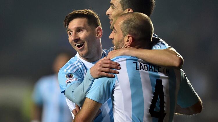 Argentina goleó 6-1 a Paraguay en la Copa América 2015 (Foto: NA)