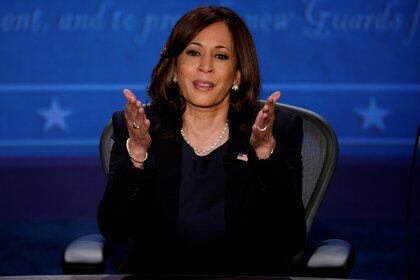 La candidata a vicepresidente del partido demócrata, Kamala Harris. Foto: REUTERS/Brian Snyder 