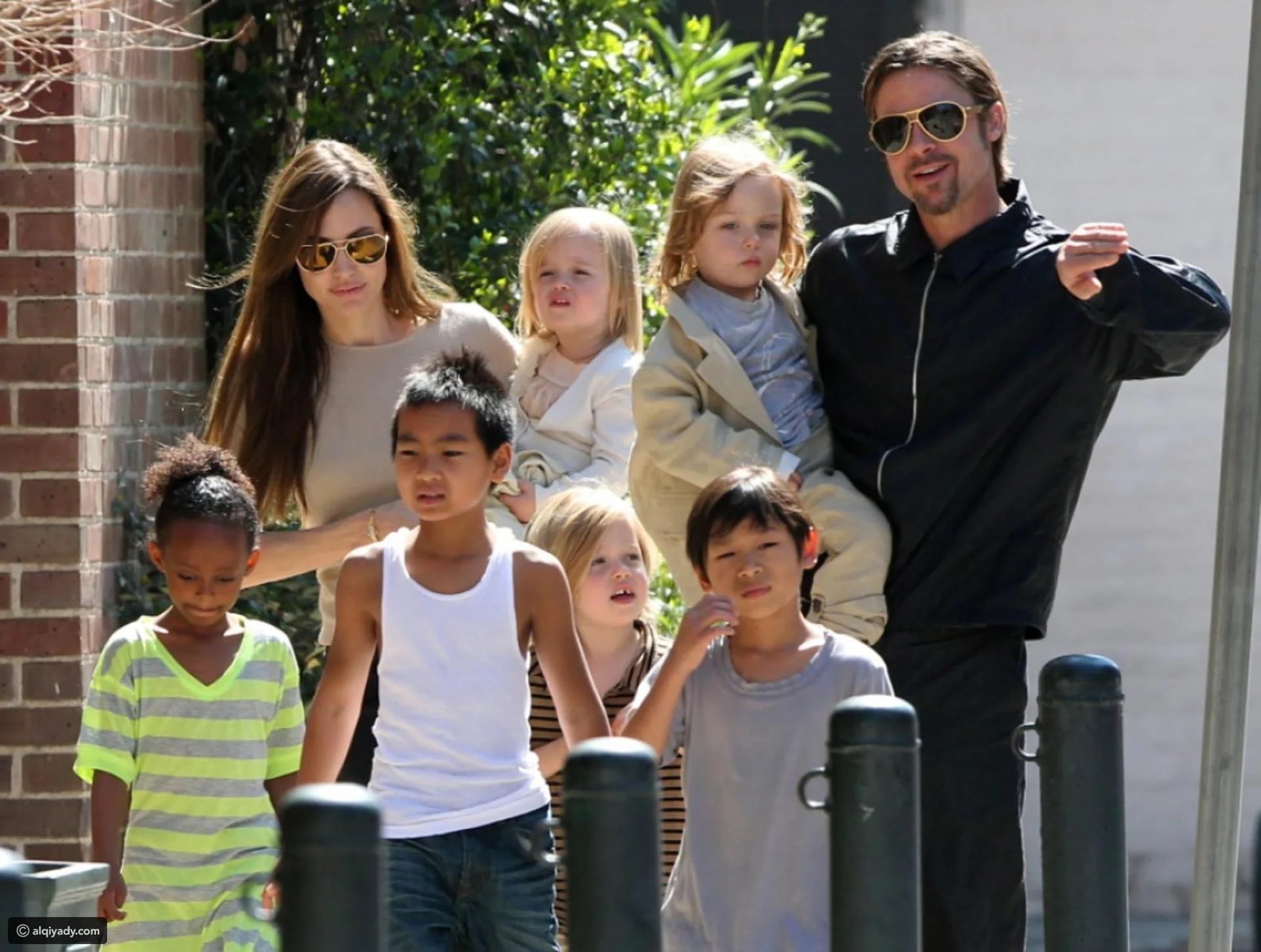 Brad Pitt y sus 6 hijos