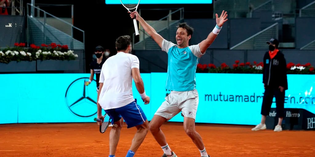 El argentino Horacio Zeballos busca hacer historia en el Masters 1000 de Madrid y alcanzar el número 1 del mundo en dobles