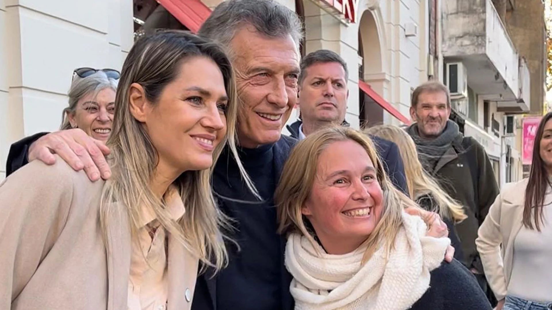 Mauricio Macri con Carolina Losada en Santa Fe