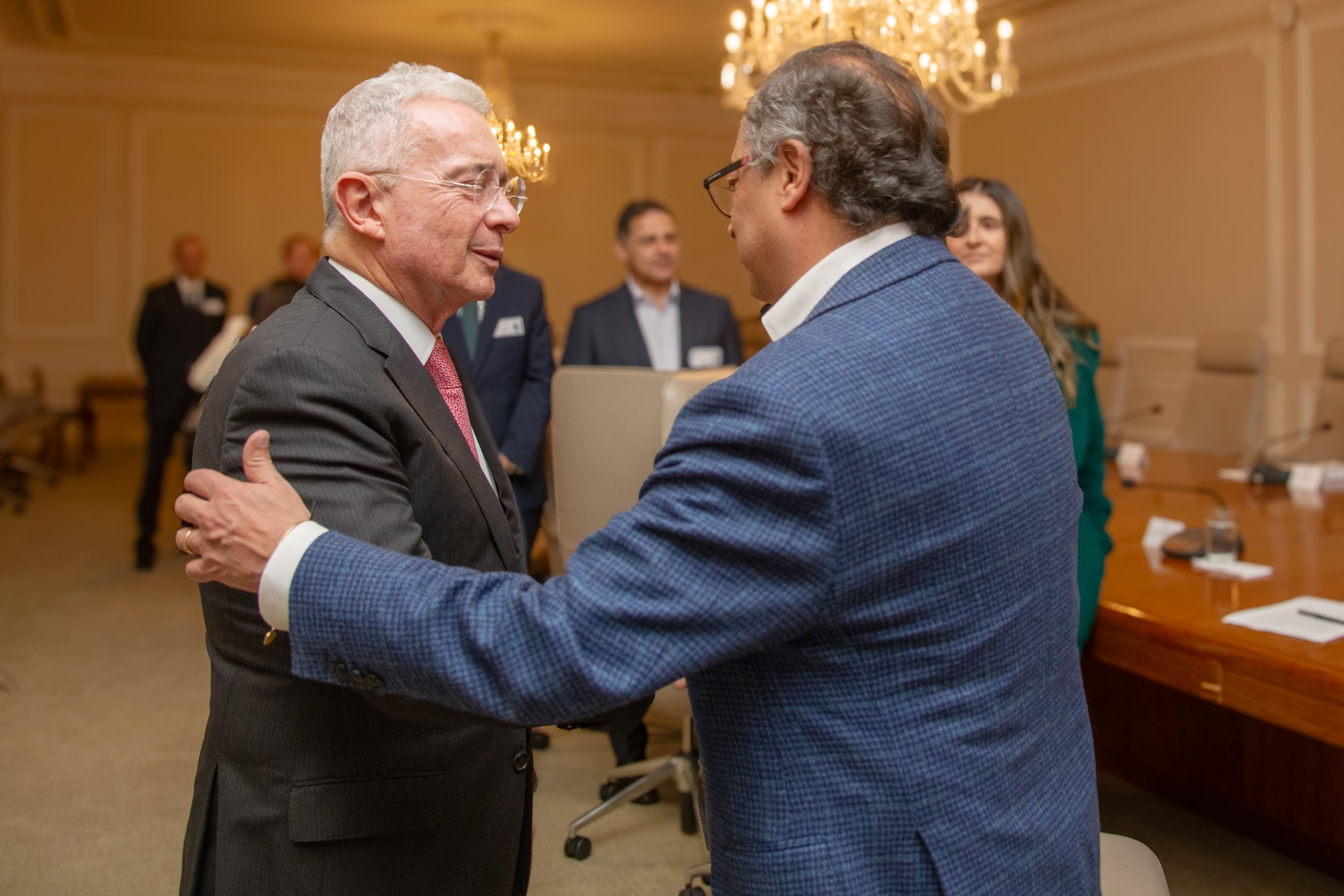 La relación entre Gustavo Petro y Álvaro Uribe atraviesa un momento crítico desde que el primero es mandatario - crédito @infopresidencia/X