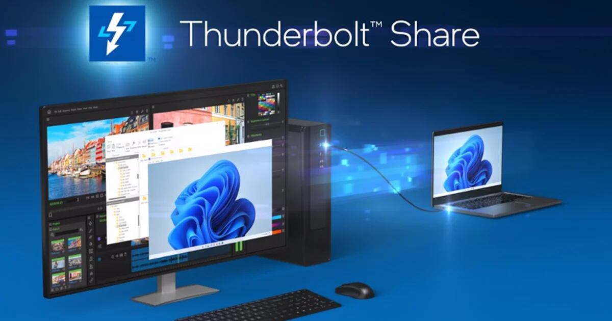 Thunderbolt Share te permite conectar dos PC con velocidades Thunderbolt