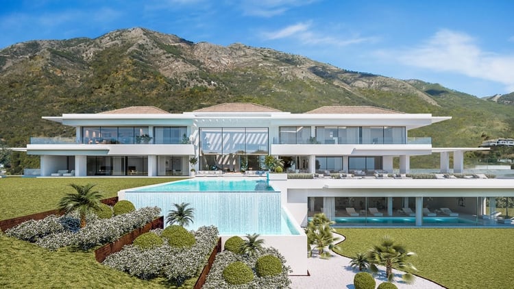 Ibiza Breeze House, una de las villas en venta actualmente en La Zagaleta (Foto: Sitio web La Zagaleta)