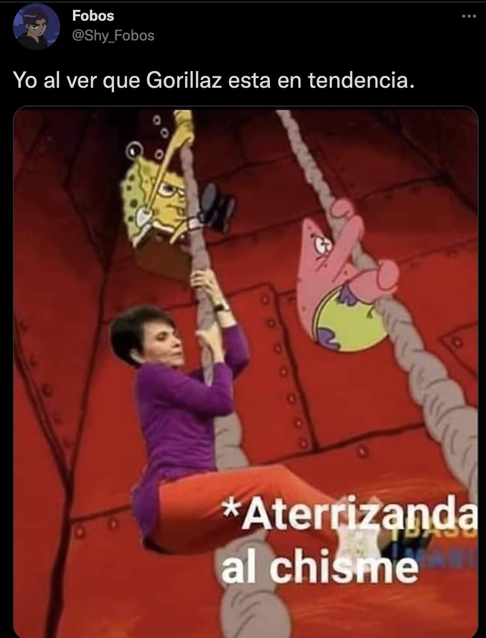 Memes gorillaz (Foto: Twitter/@La_LittleMess)