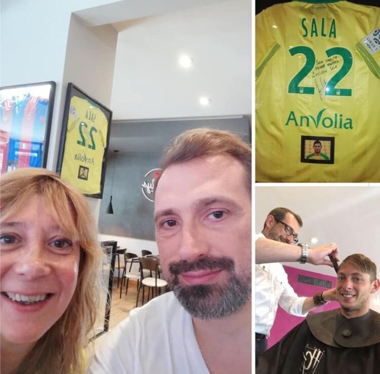 El estilista francés viajó a Progreso para no perderse el homenahe de Emiliano Sala