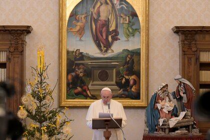 Francisco no pudo oficiar misa en los últimos dos días a causa de una ciática (Vatican Media/Handout)