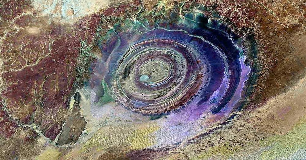 Sahara’s Eye: Was ist das für ein mysteriöser Ort, den nur Astronauten sehen können?