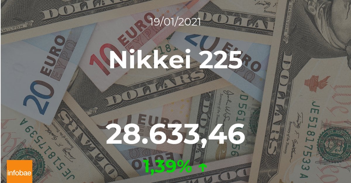 Nikkei 225 Price: The Index Rises 1.39% in the Session of January 19