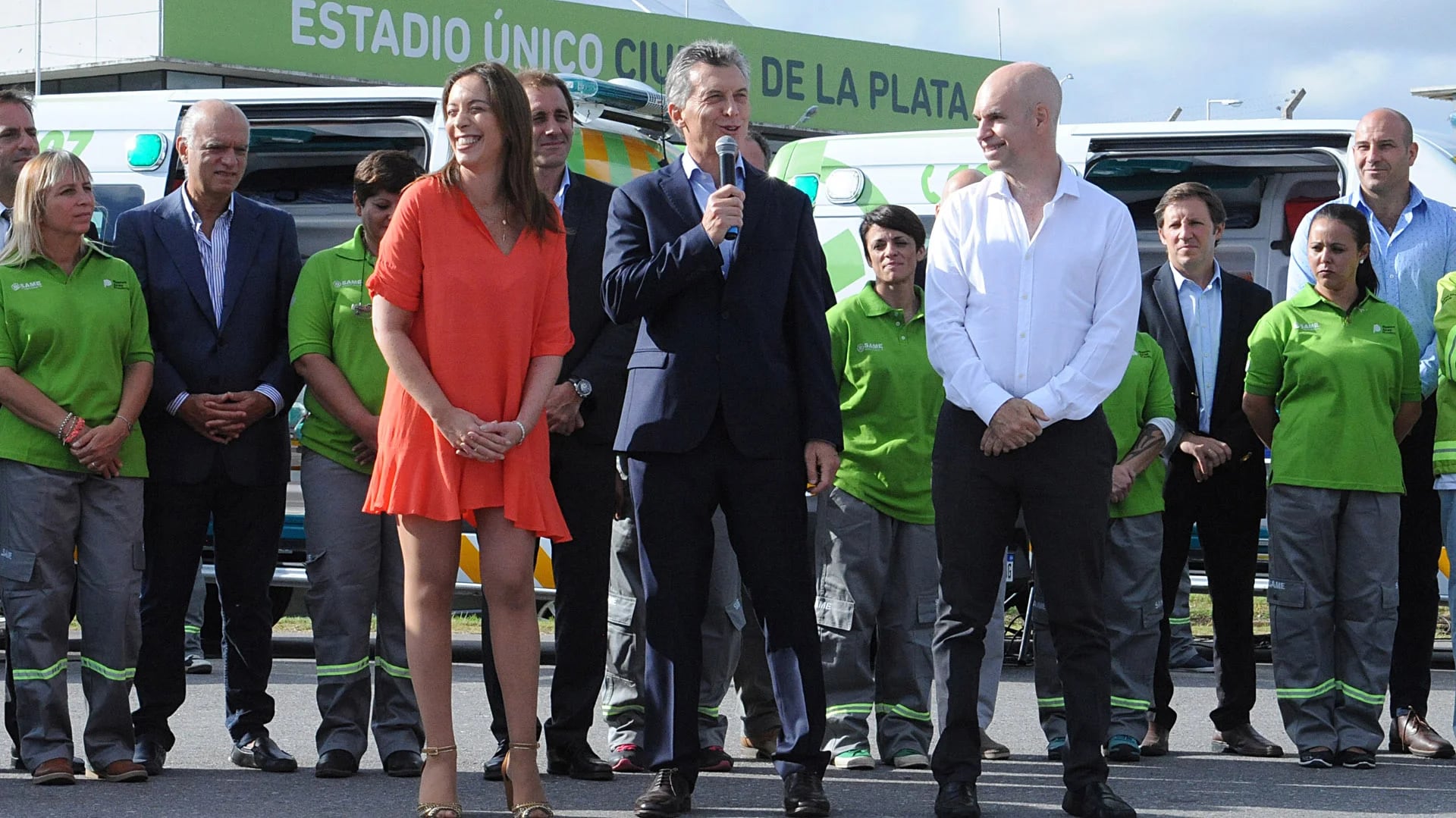 Macri, Vidal y Rodríguez Larreta: los “dueños” de la mesa chica de Cambiemos (Foto: Presidencia)