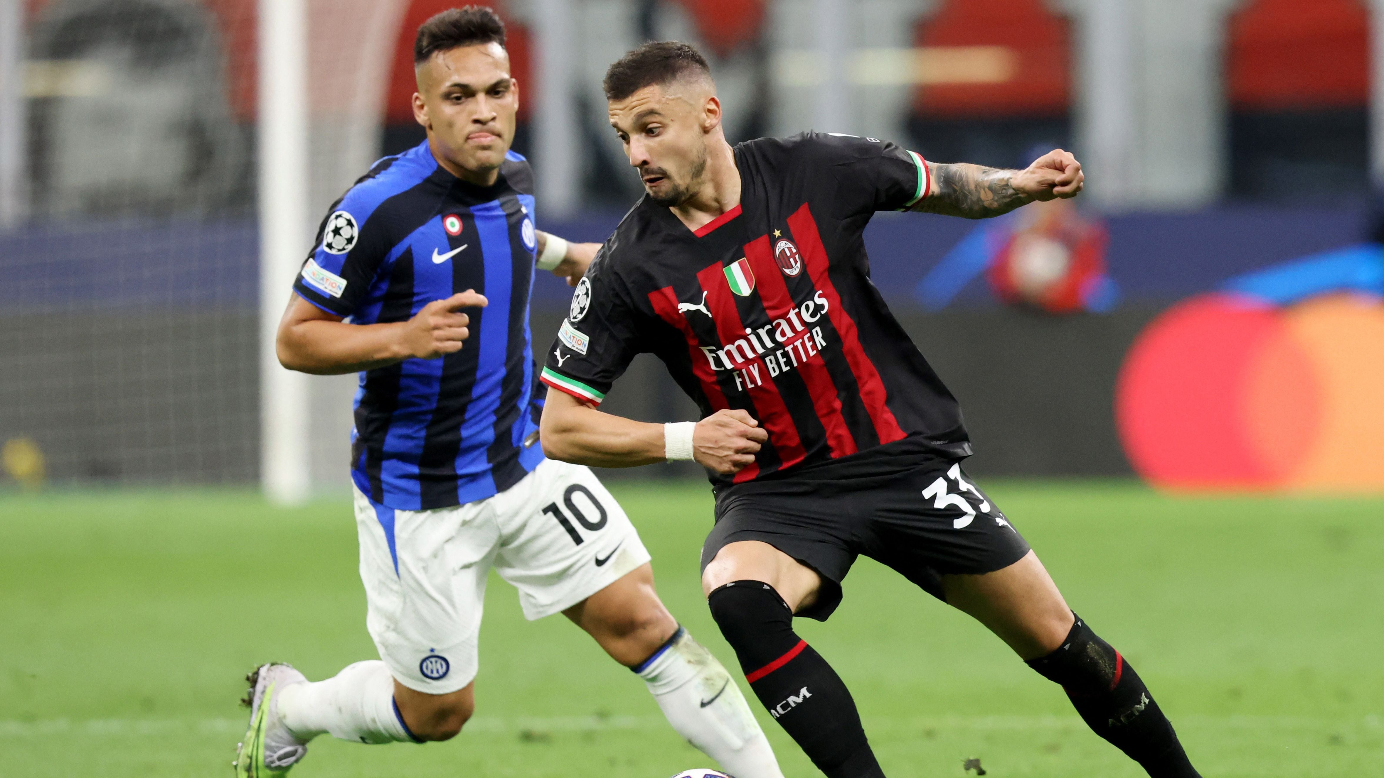 Inter y Milan buscarán llegar a la final de la Champions League. El partido de ida lo ganó el equipo de Lautaro Martínez 2 a 0. REUTERS/Claudia Greco