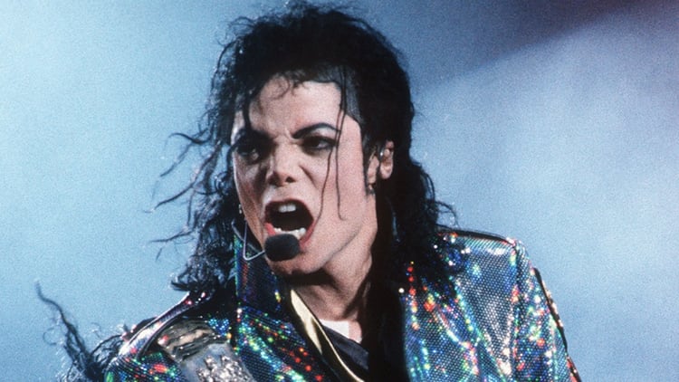 Michael Jackson, en plena acción