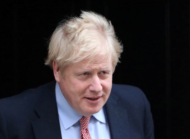 Boris Johnson, antes de su hospitalización (Reuters)