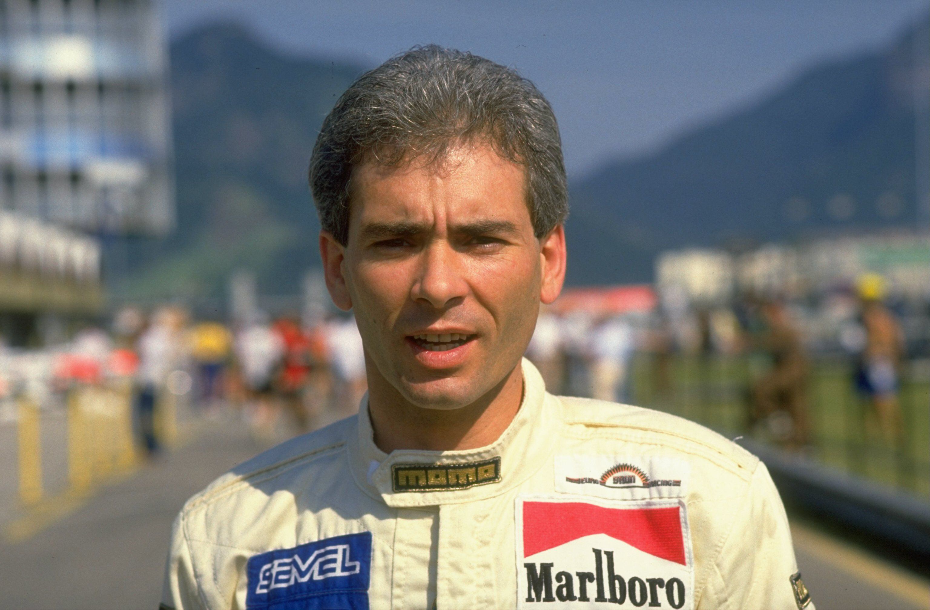 Oscar Larrauri en Jacarepaguá, Brasil, donde debutó la Fórmula 1 (Getty Images) (Simon Bruty/)Las frías estadísticas dicen que Oscar Rubén Larrauri corrió ocho Grandes Premios de Fórmula 1 en 