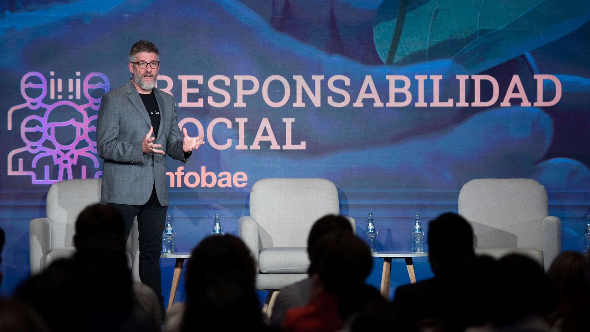Con Luis Novaresio como moderador, se desarrollaron tres paneles con temas distintas temáticas (Adrián Escandar)