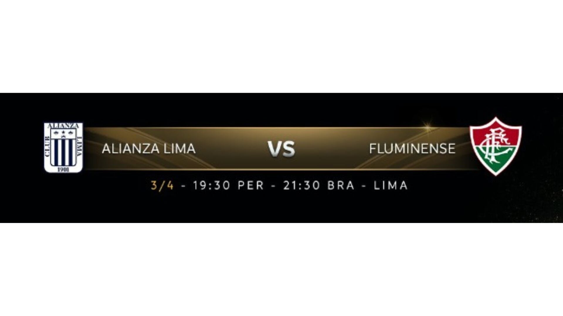 Alianza Lima vs Fluminense por fecha 1 de la fase de grupos de la Copa Libertadores 2024.