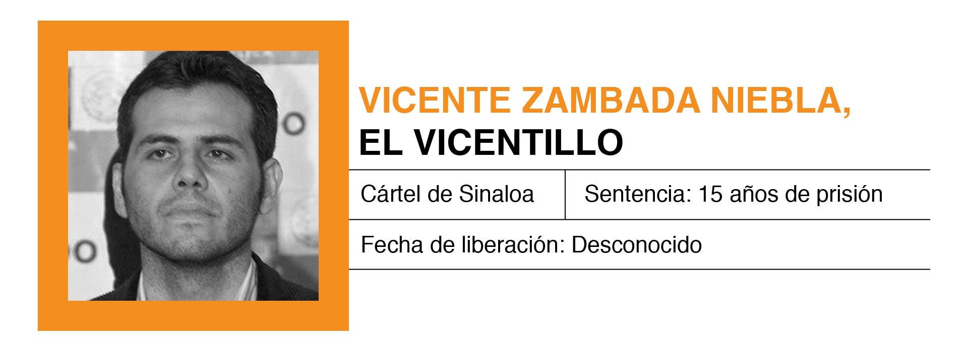 'El Vicentillo' fue sentenciado a 15 años de prisión luego de cooperar con las autoridades de EEUU (Foto: Infobae México)