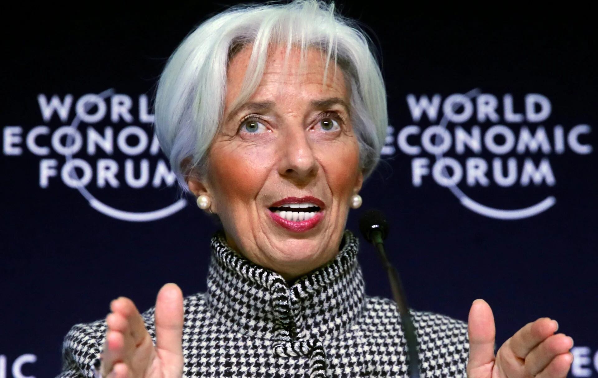 Christine Lagarde en Davos