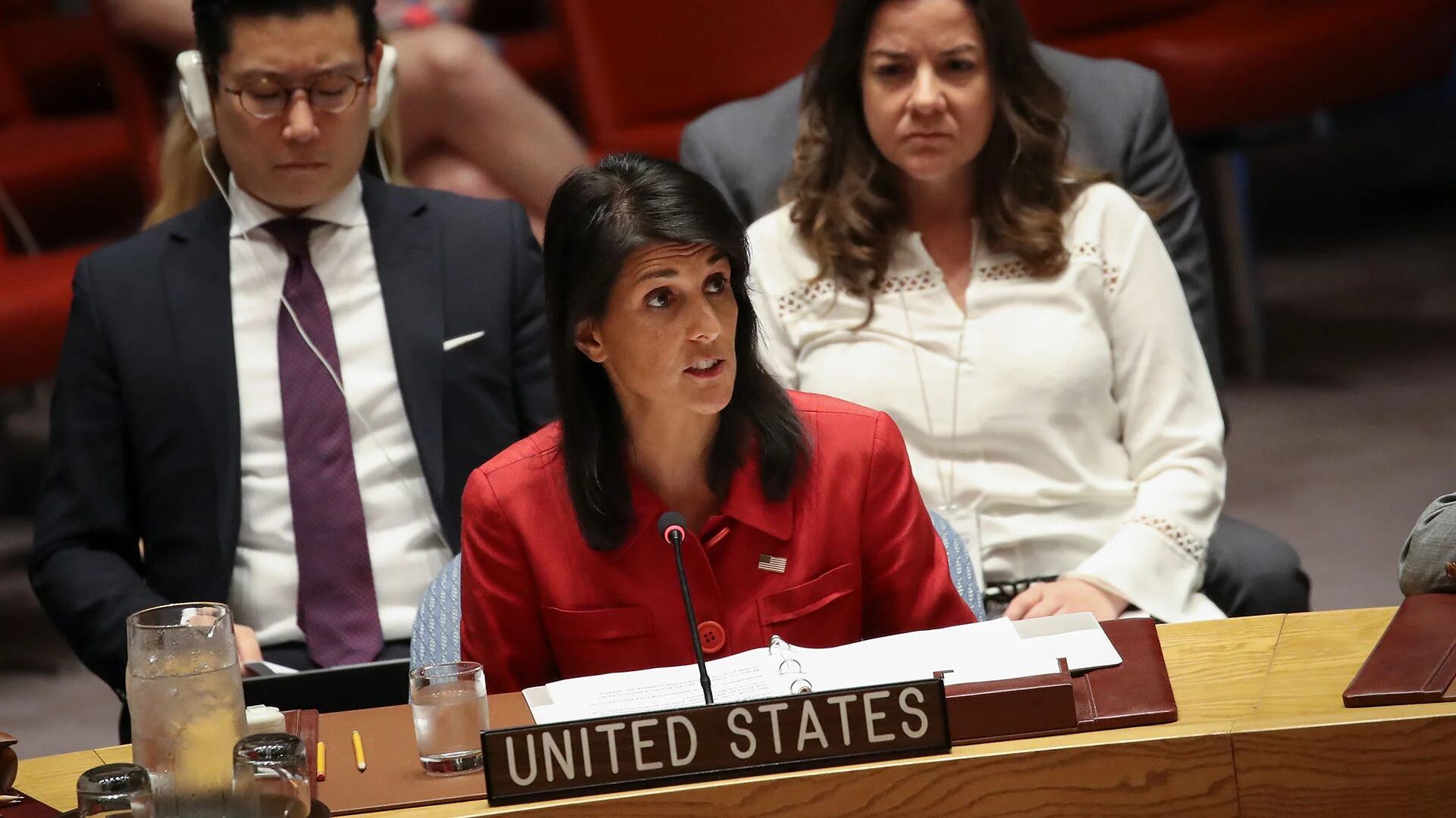 Nikky Haley, embajadora de EEUU en la ONU (Getty Images)