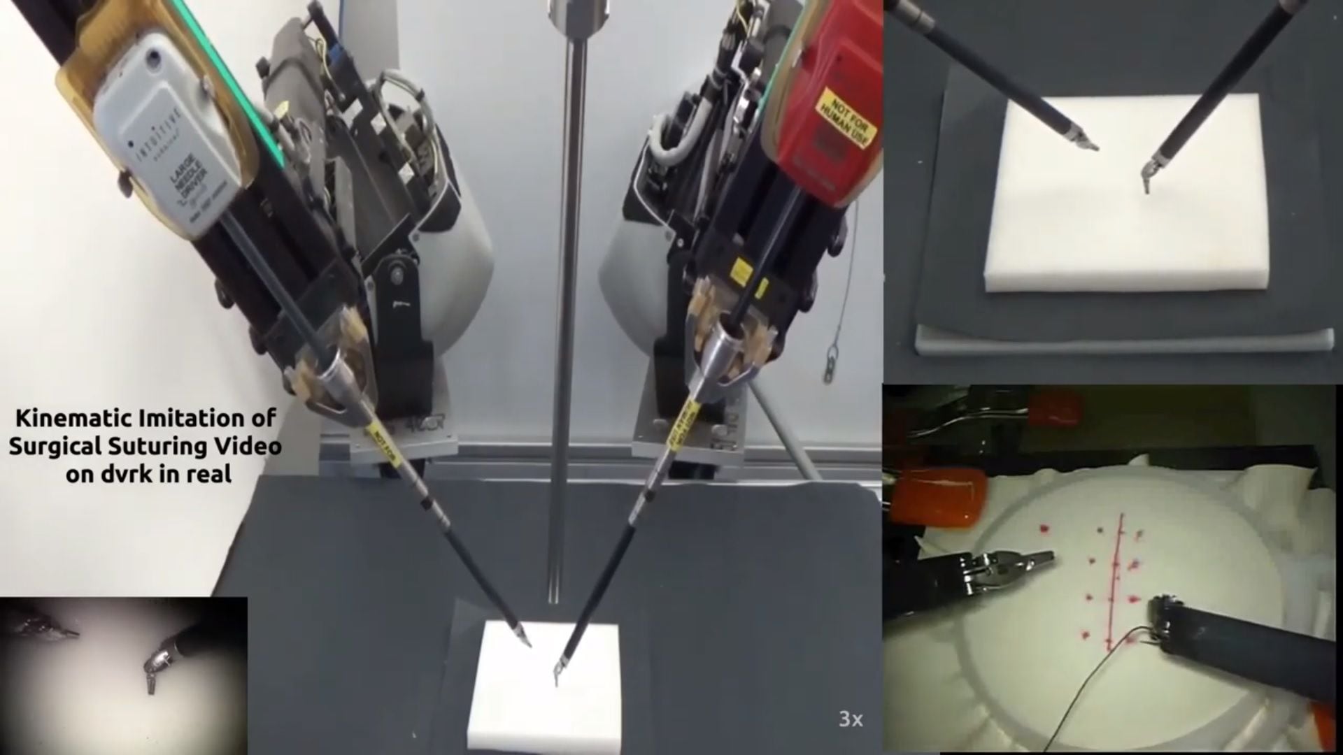 Motion2Vec, el robot que sutura heridas