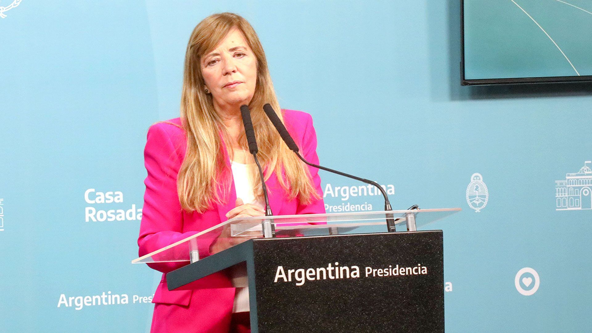 Gabriela Cerruti, portavoz presidencial (Presidencia)