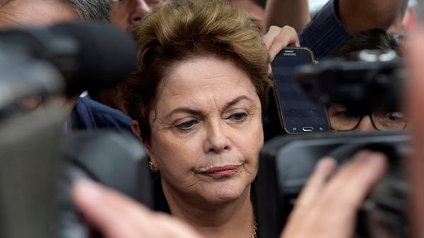 La ex presidenta Dilma Rousseff, candidata a senadora por el PT (Reuters)