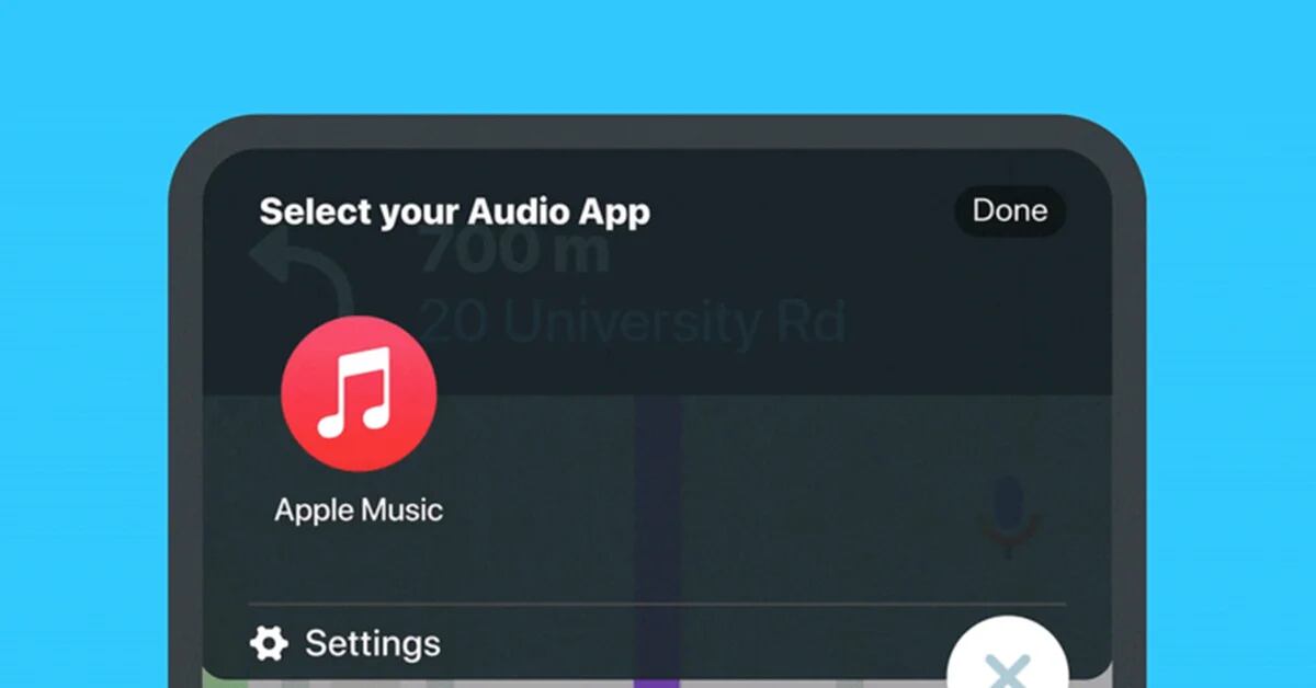 Apple Music sudah kompatibel dengan Waze, jadi bisa ditautkan