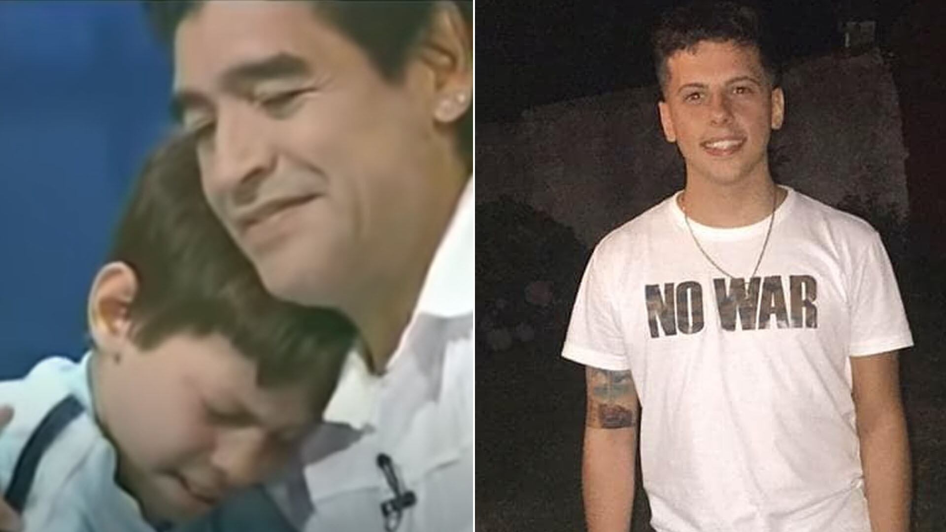 A los 9 años abrazó a Diego Maradona en “Agrandadytos” y su vida ...