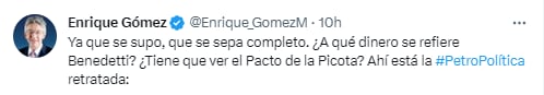 Enrique Gómez twitter