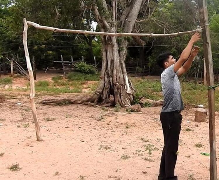 El arco en la chacra de los Rojas