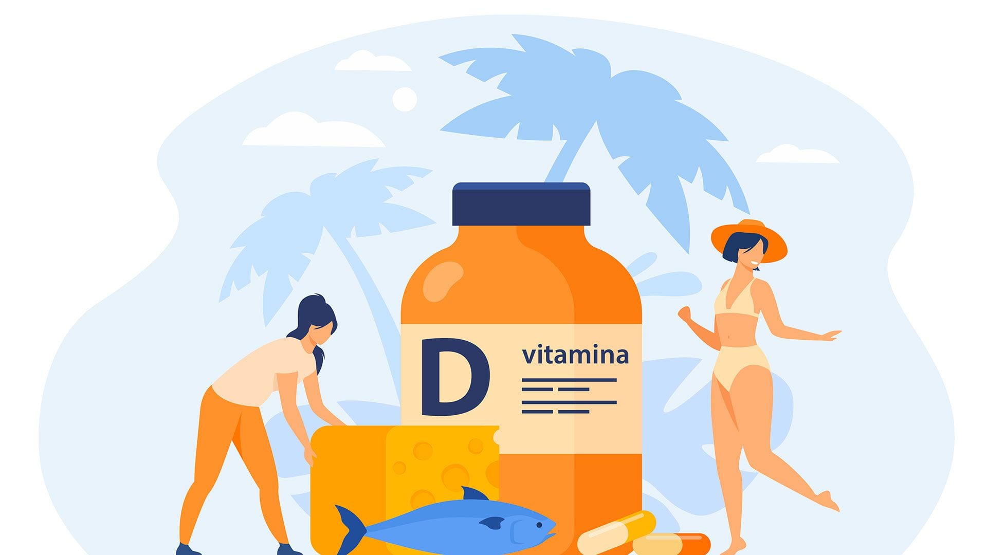 Más allá de la exposición solar, alimentos como pescados grasos, huevos, palta, champiñones ofrecen dosis valiosas de vitamina D
(Infobae)