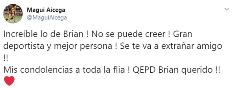 Magui Aicega, ex capitana de Las Leonas (selección femenina de hockey sobre césped).