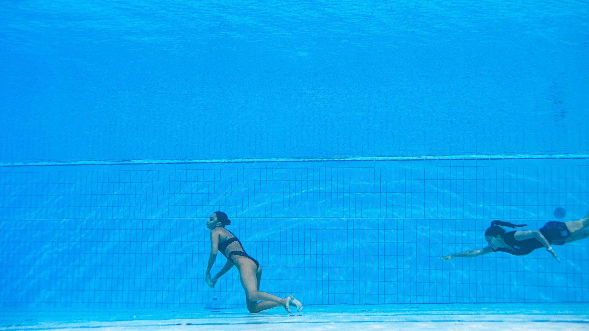Anita Álvarez desmayo en el mundial de natacion