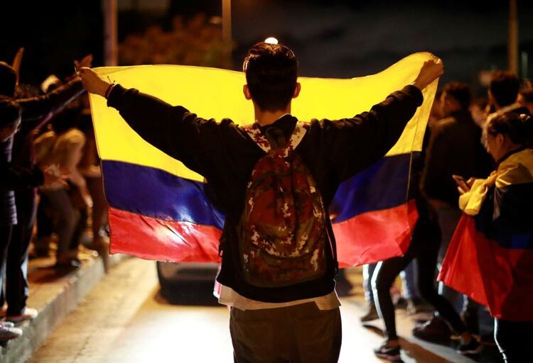 Los colombianos llevan 12 días manifestándose en diferentes ciudades del país (REUTERS/Carlos Jasso)
