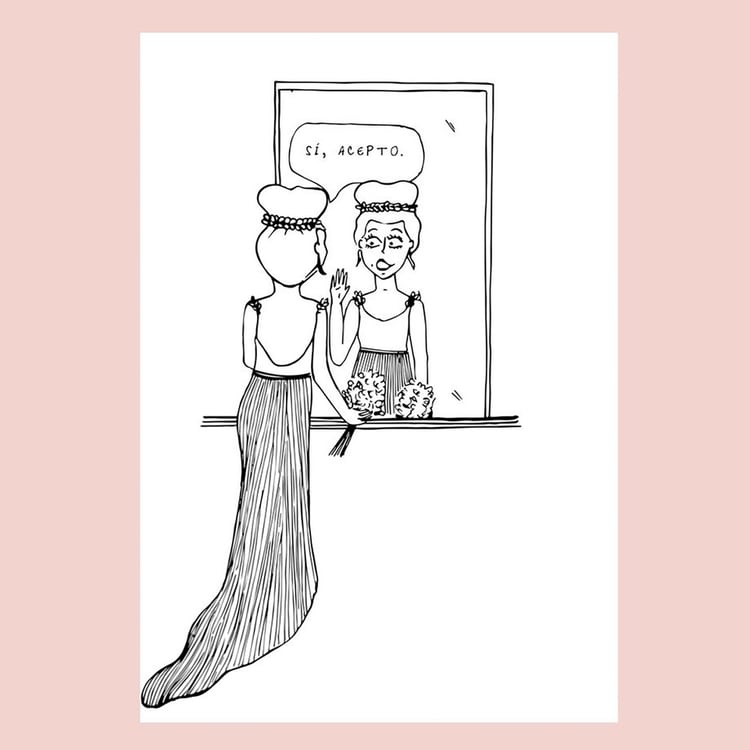 El libro cuenta con ilustraciones de Lucía Agulló (IG: @jowiefranci)