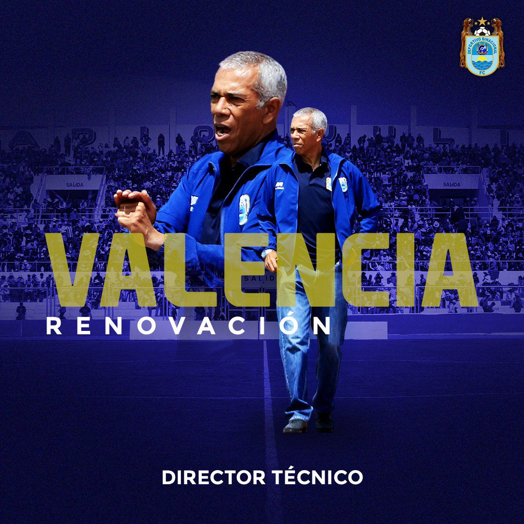 Binacional anunció la renovación de Wilmar Valencia. (Facebook)