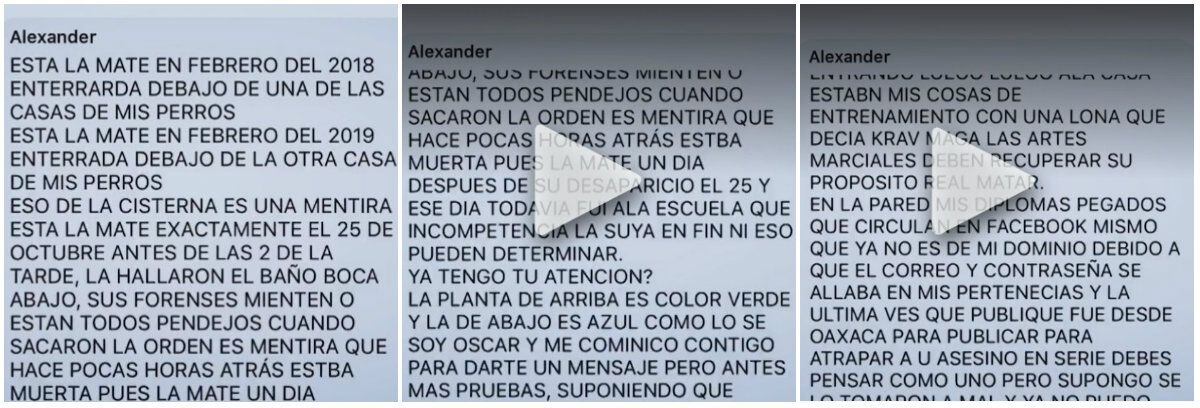 En mensajes cuando estaba prófugo, Óscar García Guzmán, se burlaba de las autoridades y cómo las evadió  