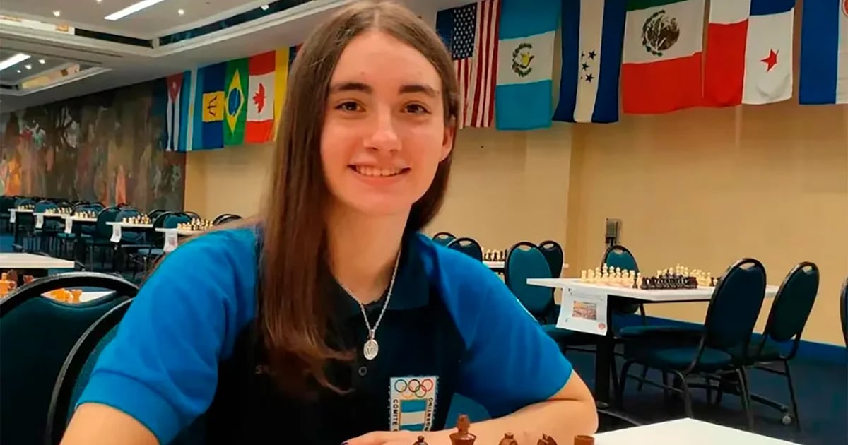 A move to remember: Argentine Candela Francisco Jocamburu became champion of the Junior Chess World Cup