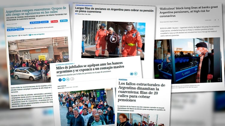 La prensa internacional se hizo eco de la situación en Argentina